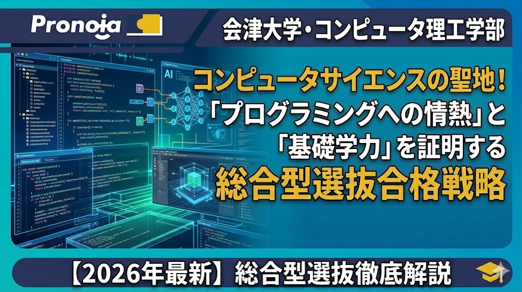 コンピュータサイエンスの聖地!会津大学の総合型選抜で「プログラミングへの情熱」を証明する